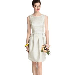 57 Grand Brocade Cocktail Dress Gold